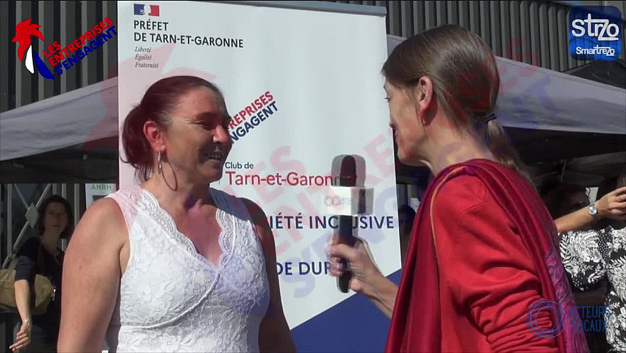 TV Locale Montauban - Agnès DARRAS et les équipes de l'ANRH de Bressols recevaient Le Club des 'Entreprises s'Engagent du Tarn-et-Garonne'  
